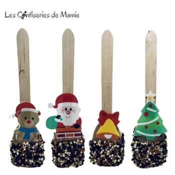 Cuillère gourmande pour chocolat chaud.