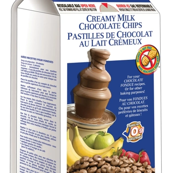 FREDDO FONDUE AND BAKING CHOCOLATE CHIPS WAFERS MILK CHOCOLATE PEANUT-FREE AND NUT-FREE 800G