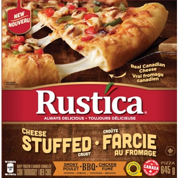 Rustica Stuffed Crust Smoky BBQ Chicken Pizza