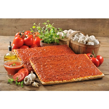 Tomato and garlic Pizza