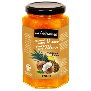Pineapple and coconut spread
