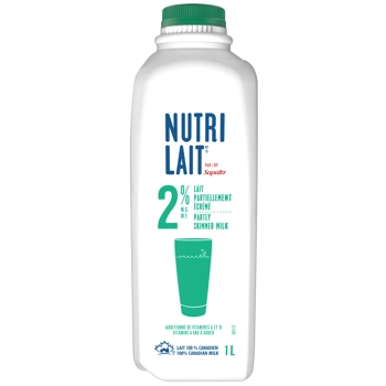 2% M.G. Lait Partiellement Écrémé