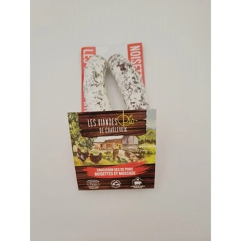 Saucisson sec noisettes et muscade