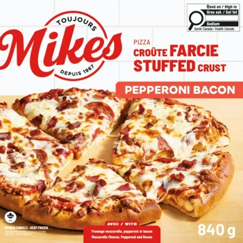 Mikes Pizza Croûte Farcie Pepperoni Bacon