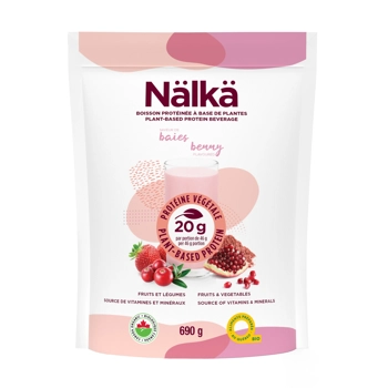 Boisson protéinée à base de plantes – Saveur de baies