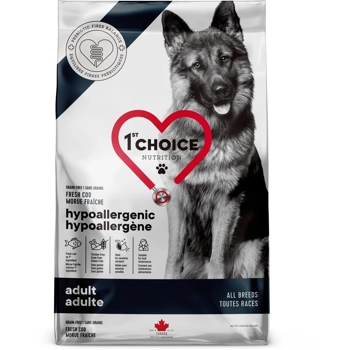HYPOALLERGÈNE sans grains, formule avec morue pour chien adulte
