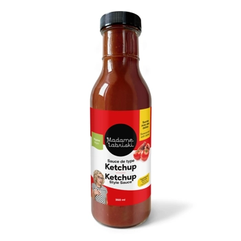Healthy ketchup sweetened with dates