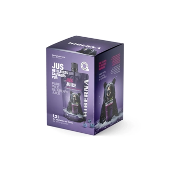 Pure wild blueberry juice