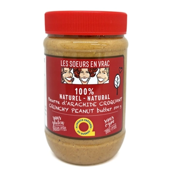 100% all natural crunchy peanut butter