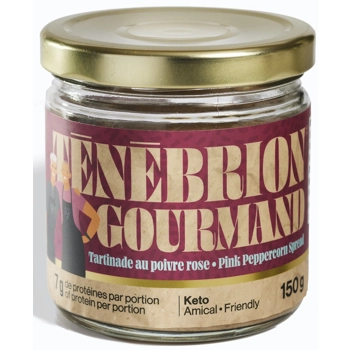 Pink peppercorn mealworm spread