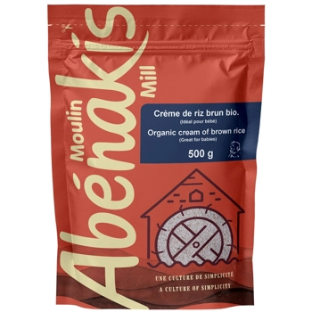 Crème de céréale de riz brun biologique