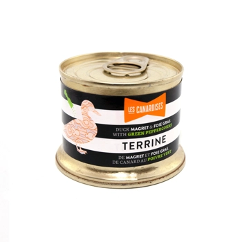 Duck with Foie Gras Terrine with Green Peppercorn