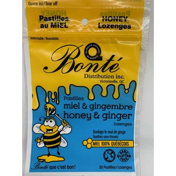 PASTILLES AU MIEL & GINGEMBRE