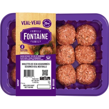 Boulettes de veau assaisonnées