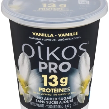 Yogourt Grec - Vanille - Sans sucre ajouté - Protéines