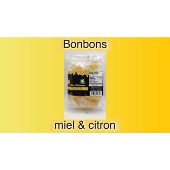 Bonbons au miel et citron