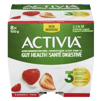 Yogourt Probiotiques Fraises