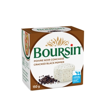 Fromage Boursin poivre noir