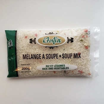 Rice and vegetables soup mix