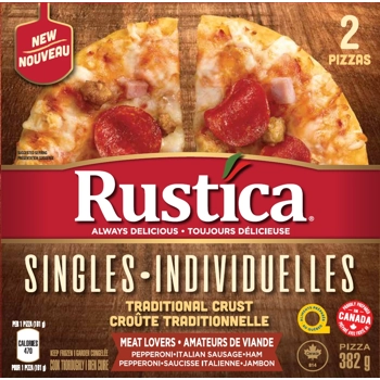 Rustica Singles Meat Lovers Pizza