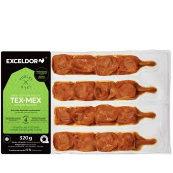 Brochettes de poulet Tex-Mex
