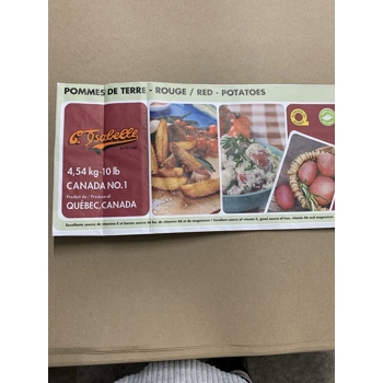 Pommes de terre rouge