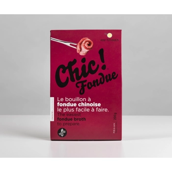 Chic! bouillon à fondue chinoise