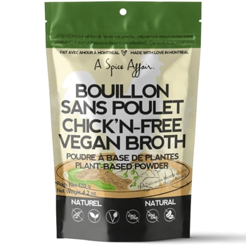 BOUILLON SANS POULET - Poudre Végétale