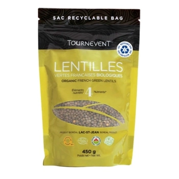 Lentille verte française biologique