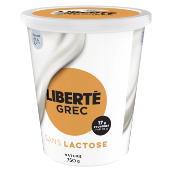 Yogourt Grec 0% Nature Sans Lactose