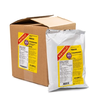 Strawberry calorie reduced jelly powder