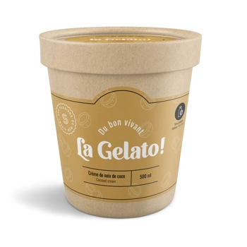 Gelato crème de noix de coco