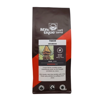 Timor Moubesse Noir, Grains, Équitable & Biologique