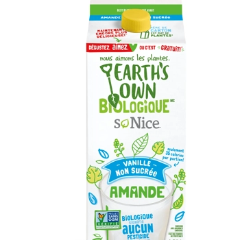 Boisson So Nice: Amande -  Vanille non sucrée- Biologique