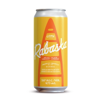 Cocktail au cidre pétillant gazéifié pêche abricot