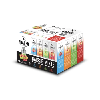 Shaker Caisse mixte 12x355mL