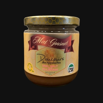Gourmet - Miel brut biologique à la rhubarbe
