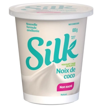 Yogourt à Base de plantes Noix de Coco Non sucré Nature