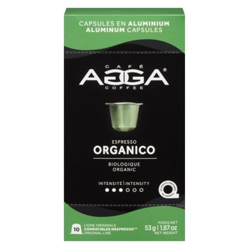 Café Organico Biologique Équitable capsules