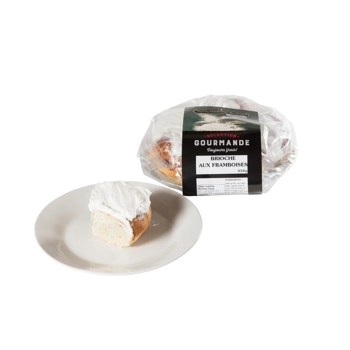 Brioche aux framboises.