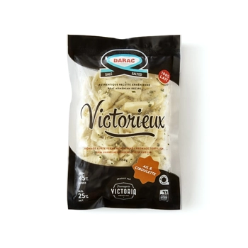 Fromage tortillon ail rôti et ciboulette