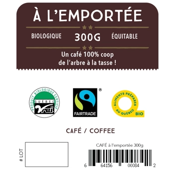 Café mélange À l'Emportée