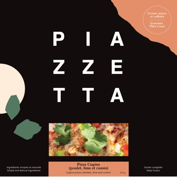 Chicken, lime and cumin pizza (Cugina)