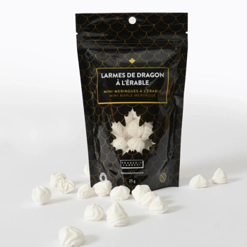 Larmes de dragon à l'érable (mini-meringues à l'érable)