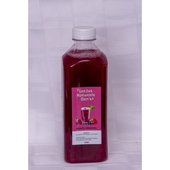 jus de bleuets framboises  sucré