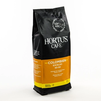 Café moulu colombien excelso 50/50