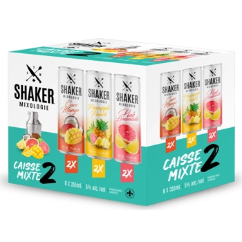 Shaker Caisse Mixte #2 6x355 mL