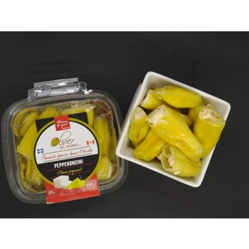 Piment Pepperoncini farcies au fromage chèvre piquant