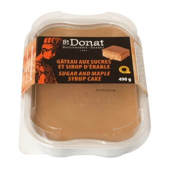 Gâteau aux sucres et sirop d'érable.