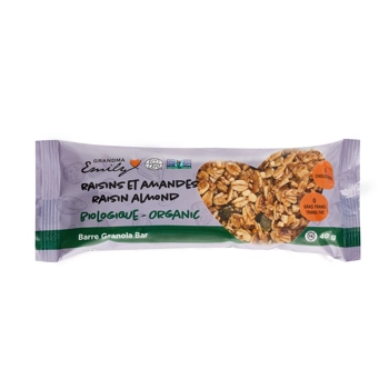 Barres Granola : Raisins et Amandes
